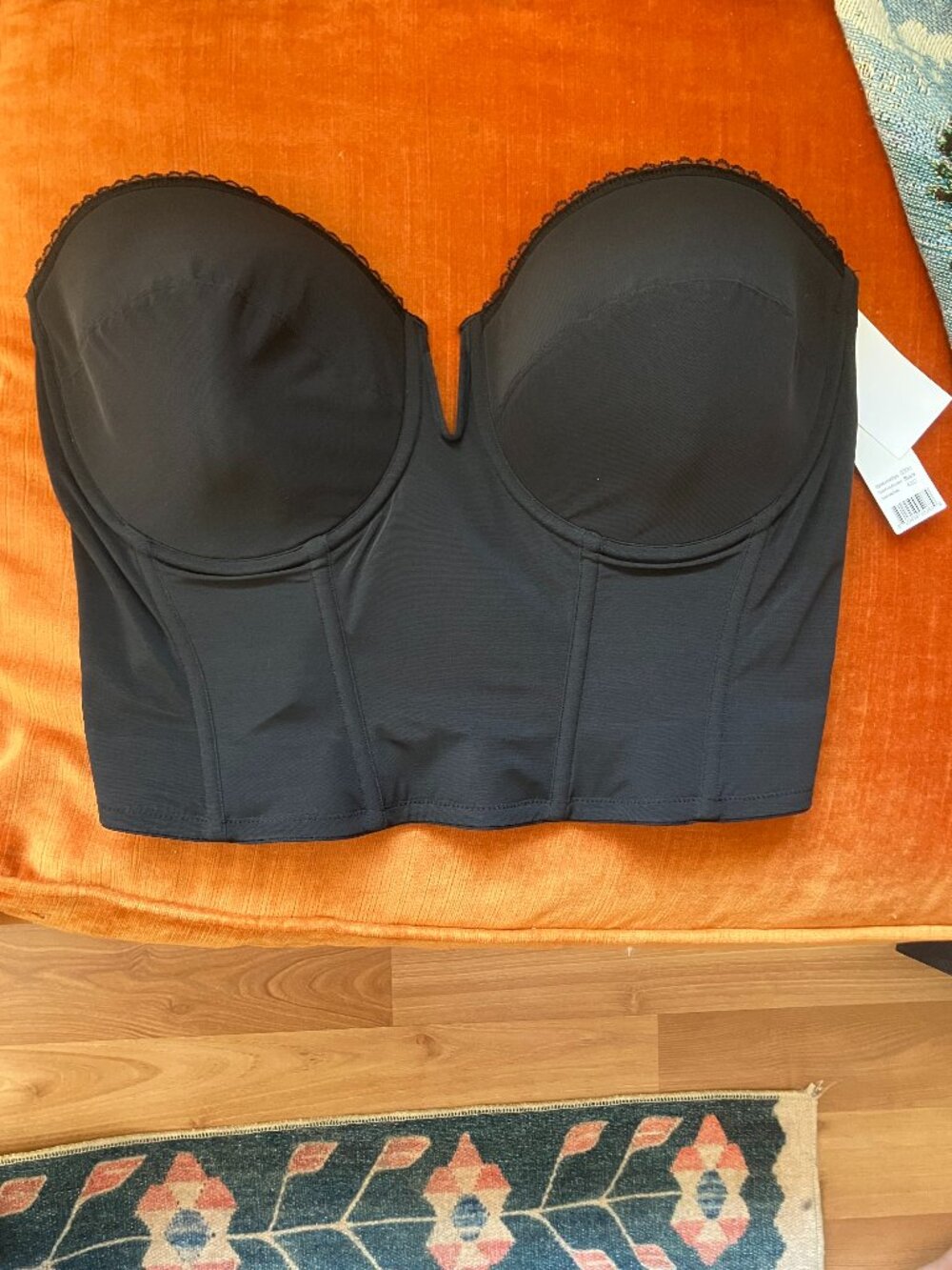 NWT Bare Necessities Dominique Valerie V-Wire Strapless Bustier, 42D